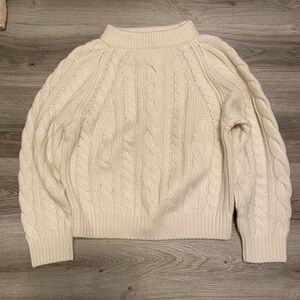 Doen Cream Cable Knit Sweater